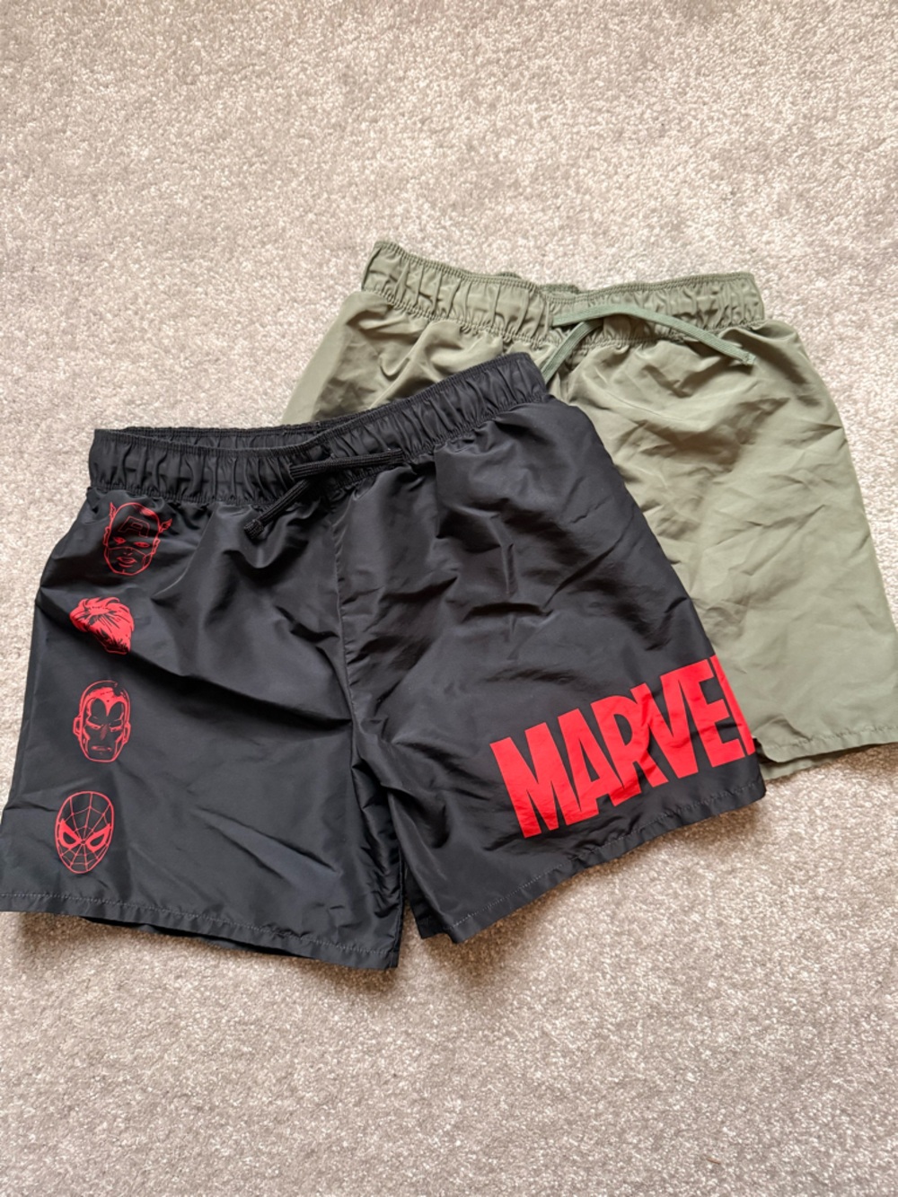 Marvel Black & Red boy’s Swim Shorts